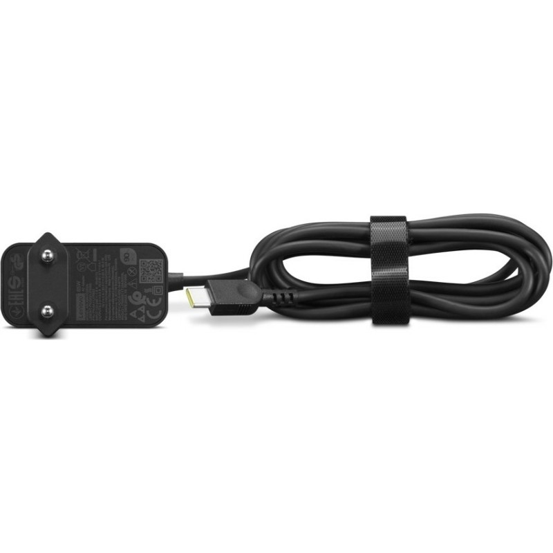 chargeur-lenovo-65w-adaptateur-mural-usb-c Chargeur Lenovo 65W Adaptateur mural USB-C – Image 1