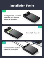 Boitier externe Ugreen USB 3.0 SATA 2.5 et 3.5 HDD/SSD – Image 5